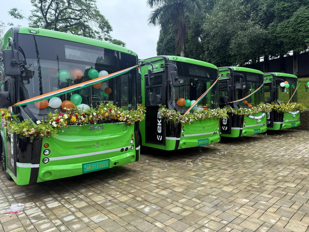 Chartered Speed Deploys 10 Electric Buses in Arunachal Pradesh