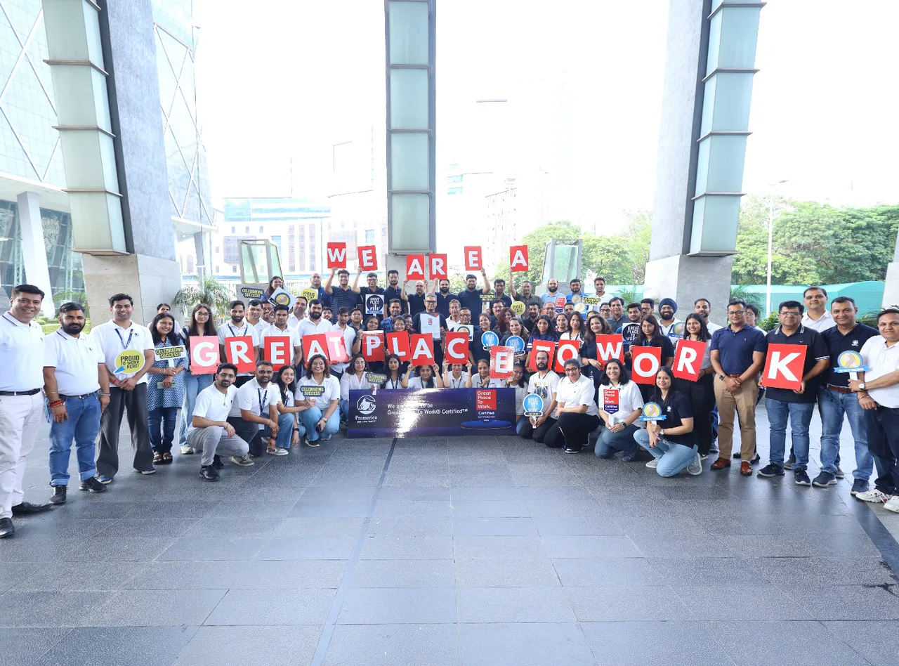 Pramerica Life Insurance Certified as Great Place to Work for Third Year