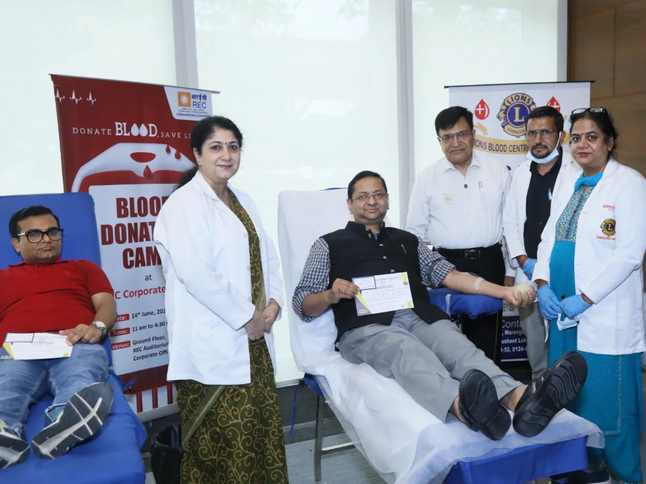 REC Limited Organizes Blood Donation Camp on World Blood Donor Day.jpeg