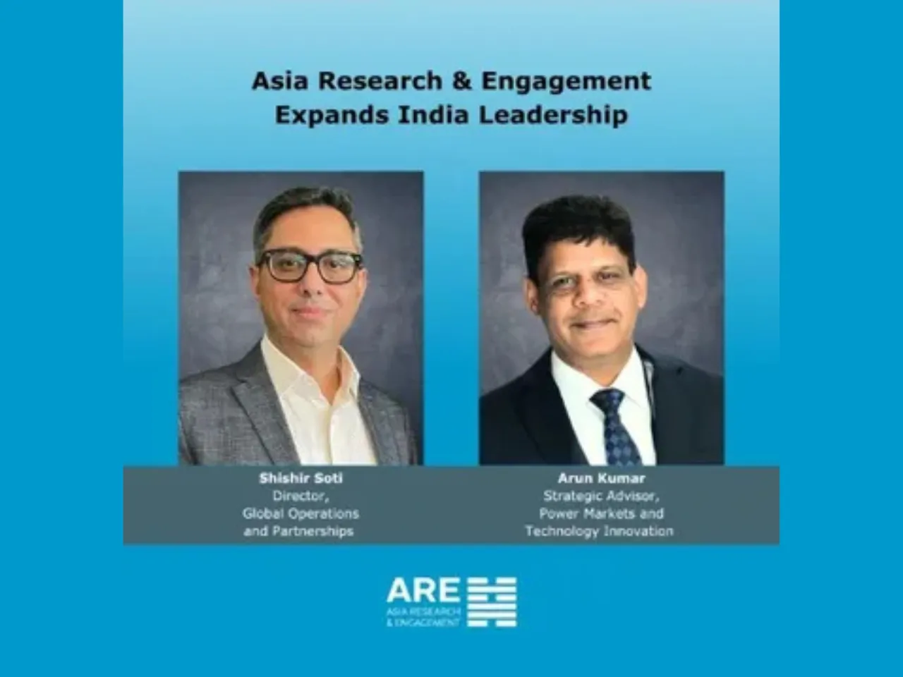 ARE Expands India Team with Two Senior Appointments