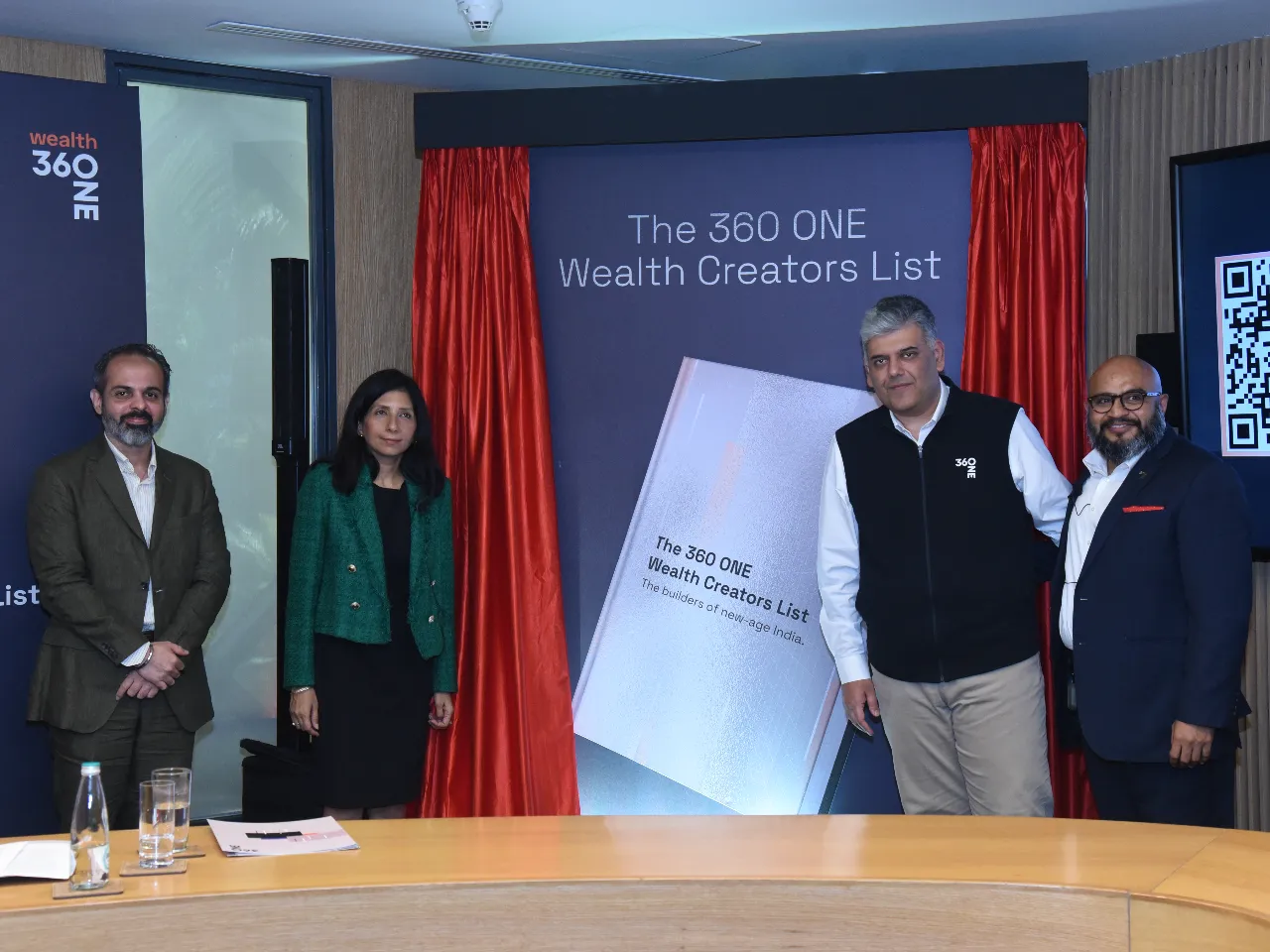 Photo Caption (L to R) - Vishal Ahuja, Director, Consulting - Financial Services, Crisil_ Priti Arora, President & Business Head, Crisil Intelligence_ Karan Bhagat, Founder, MD and CEO, 3.JPG