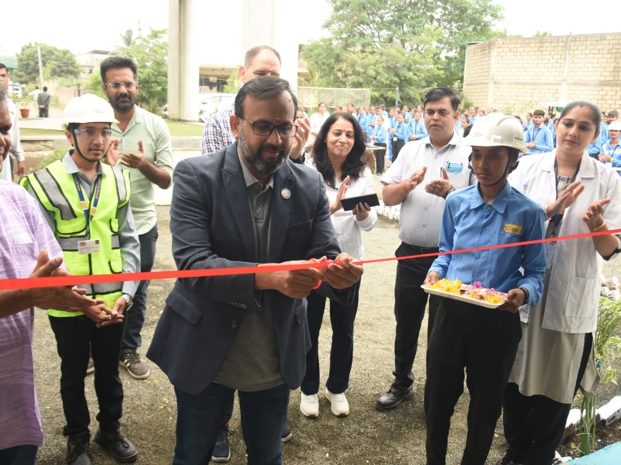 Mr Girish Aggarwal at CNC Workshop