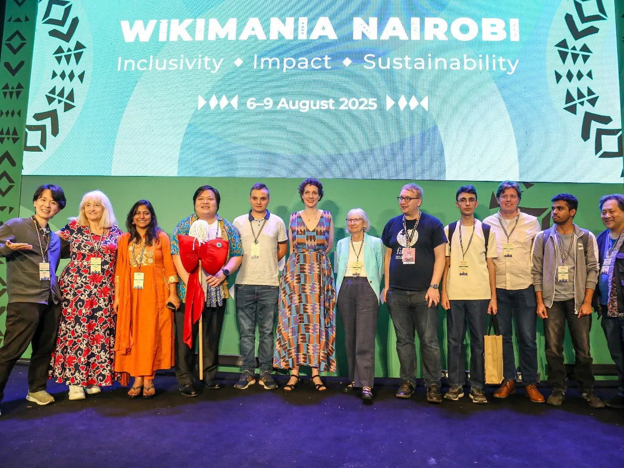 Wikimedians of the Year 2025 Winners - Nitesh Gill (Third from left)_ Photo by Pneuma,