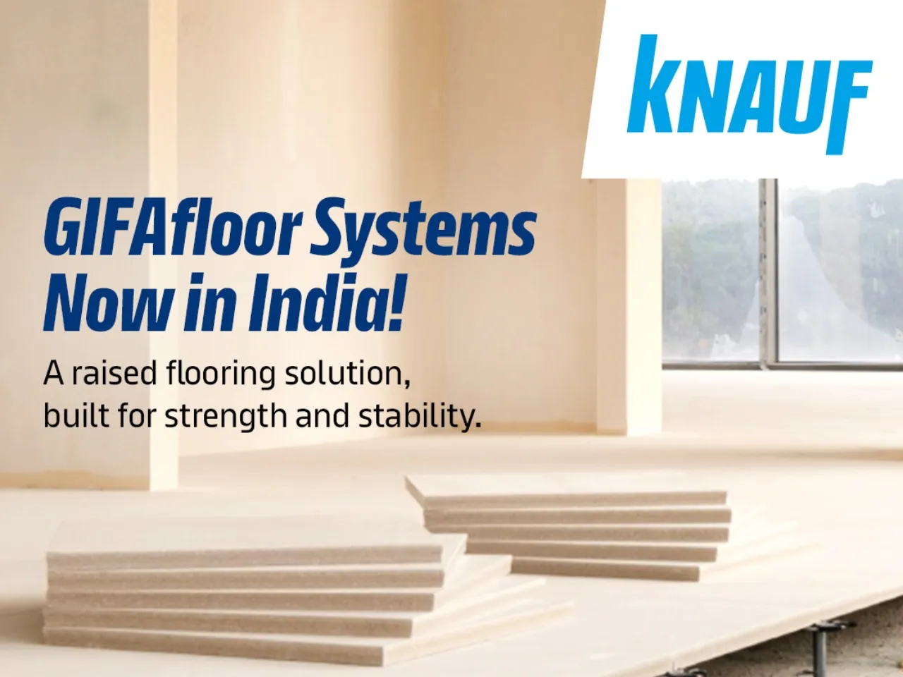 Knauf Introduces GIFAfloor for Modern Commercial and Specialized Spaces