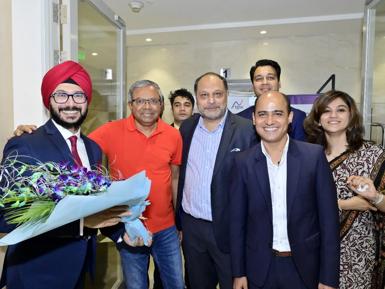 Dignitaries during the Gurugram branch launch of Prime TriGen Wealth