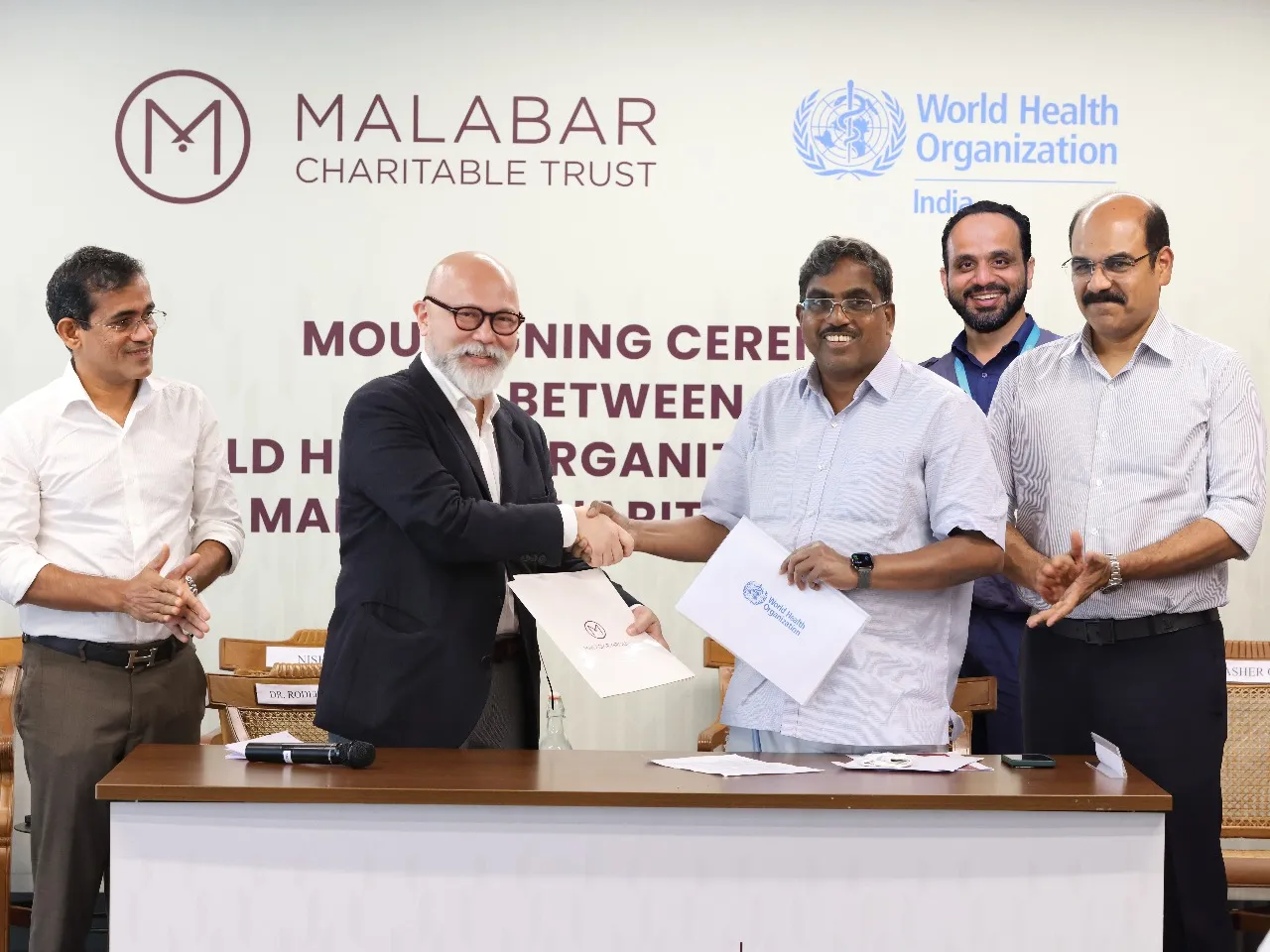 Malabar Group Signs MoU with WHO India for Child Nutrition Program