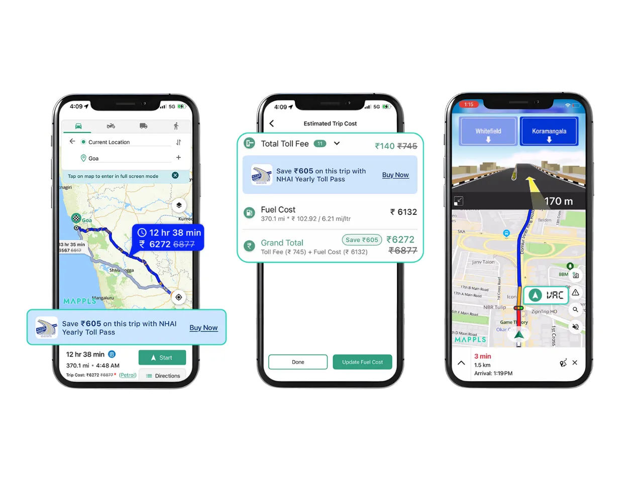 MapmyIndia Partners with NHAI for Toll Pass Savings Feature