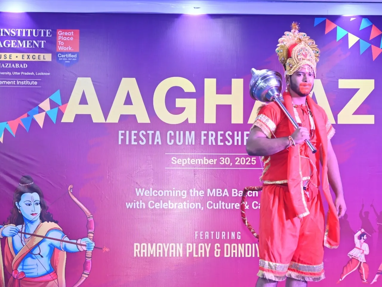 Aaghaaz 2025 Fresher’s Party Welcomes New MBA Batch at Jaipuria Ghaziabad