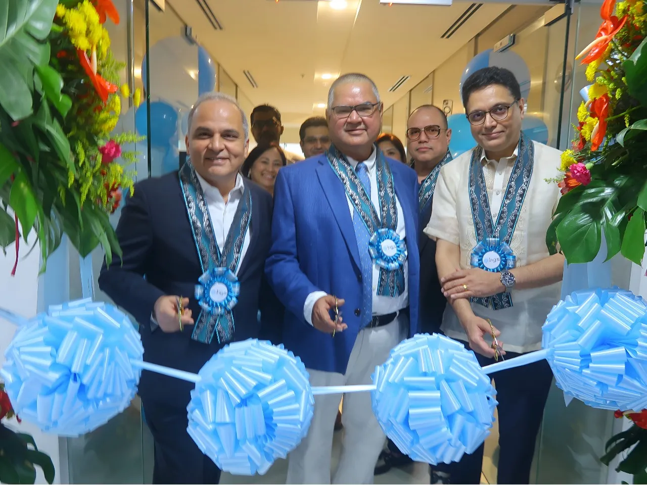 Left to right -Ashish Chaturvedi, Senior Vice President, HGS APAC, Pushk...