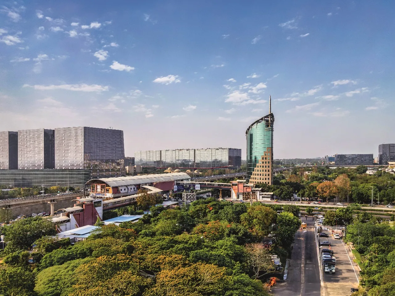 DLF Gateway Tower Atrium Place DLF Cyberpark and DLF Downtown Gurugram