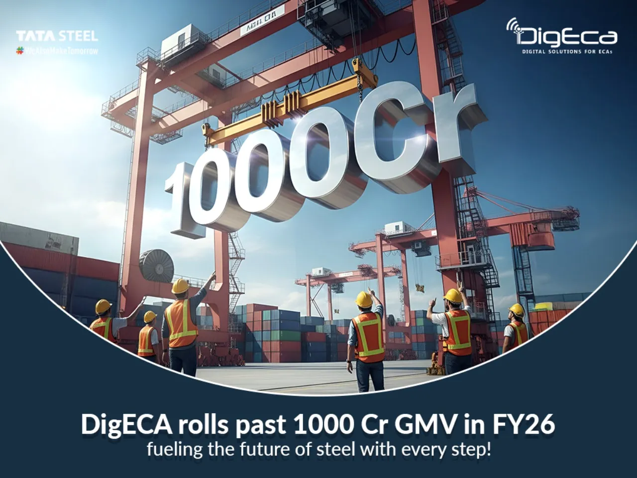 Tata Steel’s B2MSME Platform DigECA Achieves ₹1,000 Crore GMV