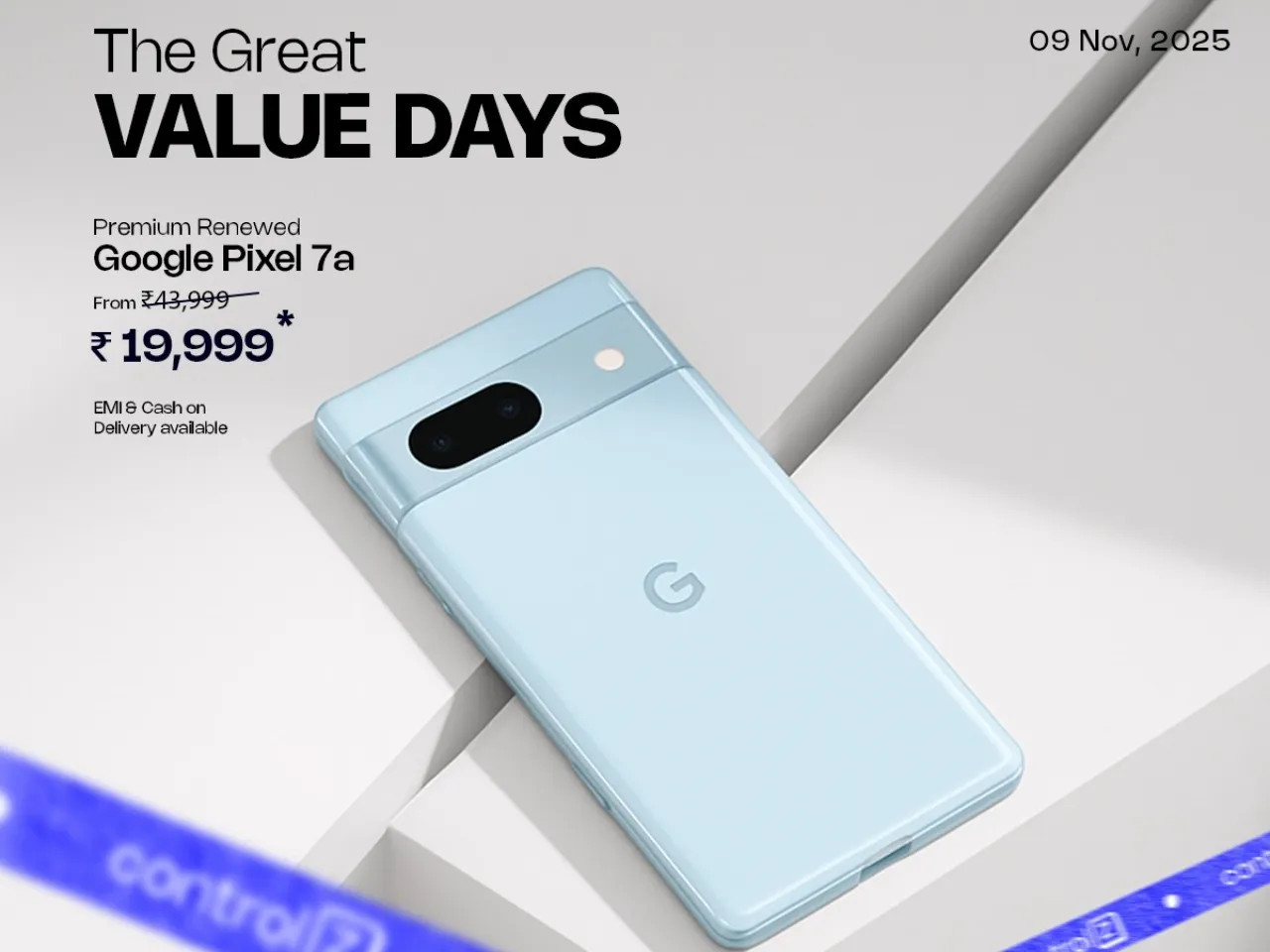 ControlZ to Launch Google Pixel 7a Flash Drop on November 9