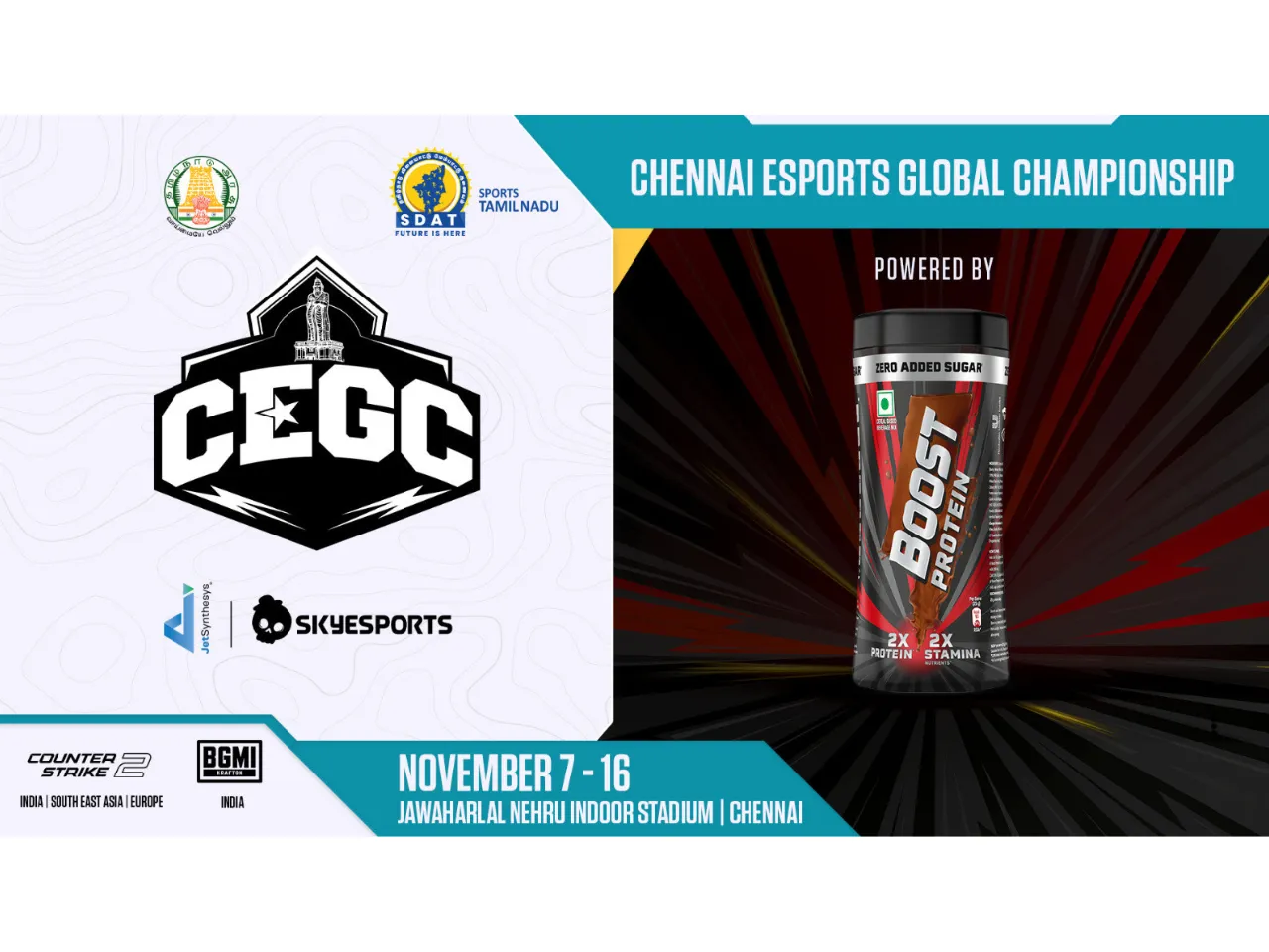 Boost Collaborates with CEGC 2025 to Support Indian Esports