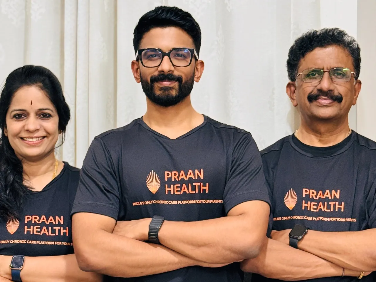 Left to Right Malini Ramprasad (Founding Member Navneeths mother) Navneeth Ramprasad (Founder & CEO) Dr A Ramprasad (Founding Member Navneeths Father)