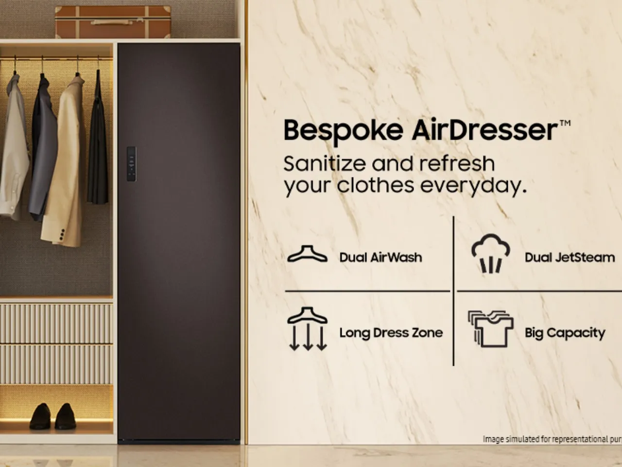 Samsung Introduces Bespoke AirDresser For Smart Garment Care