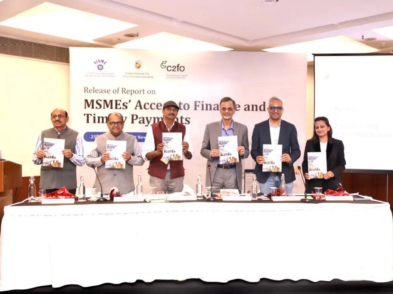 Basant Kaur Country Head C2FO India Keutul Acharya Head GAME Dr V Ananth Nageswaran Mr Ateesh Kumar JS MoM MSMENeeraj Kedia Chairman of Banking and Finance Ramesh Dharma