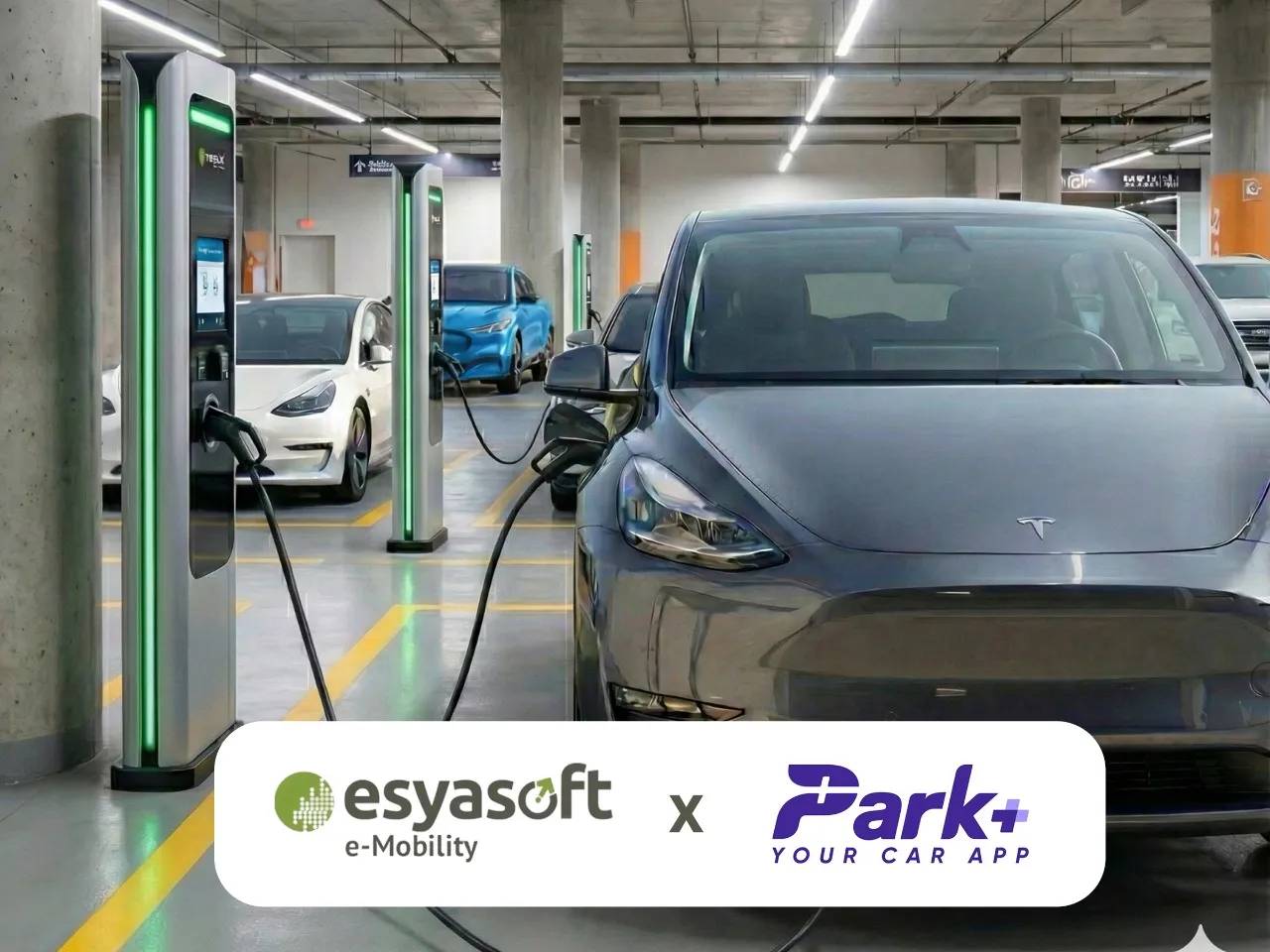 Esyasoft e-Mobility and Park+ Announce Strategic Partnership to Deploy 10,000 EV Chargers Across India