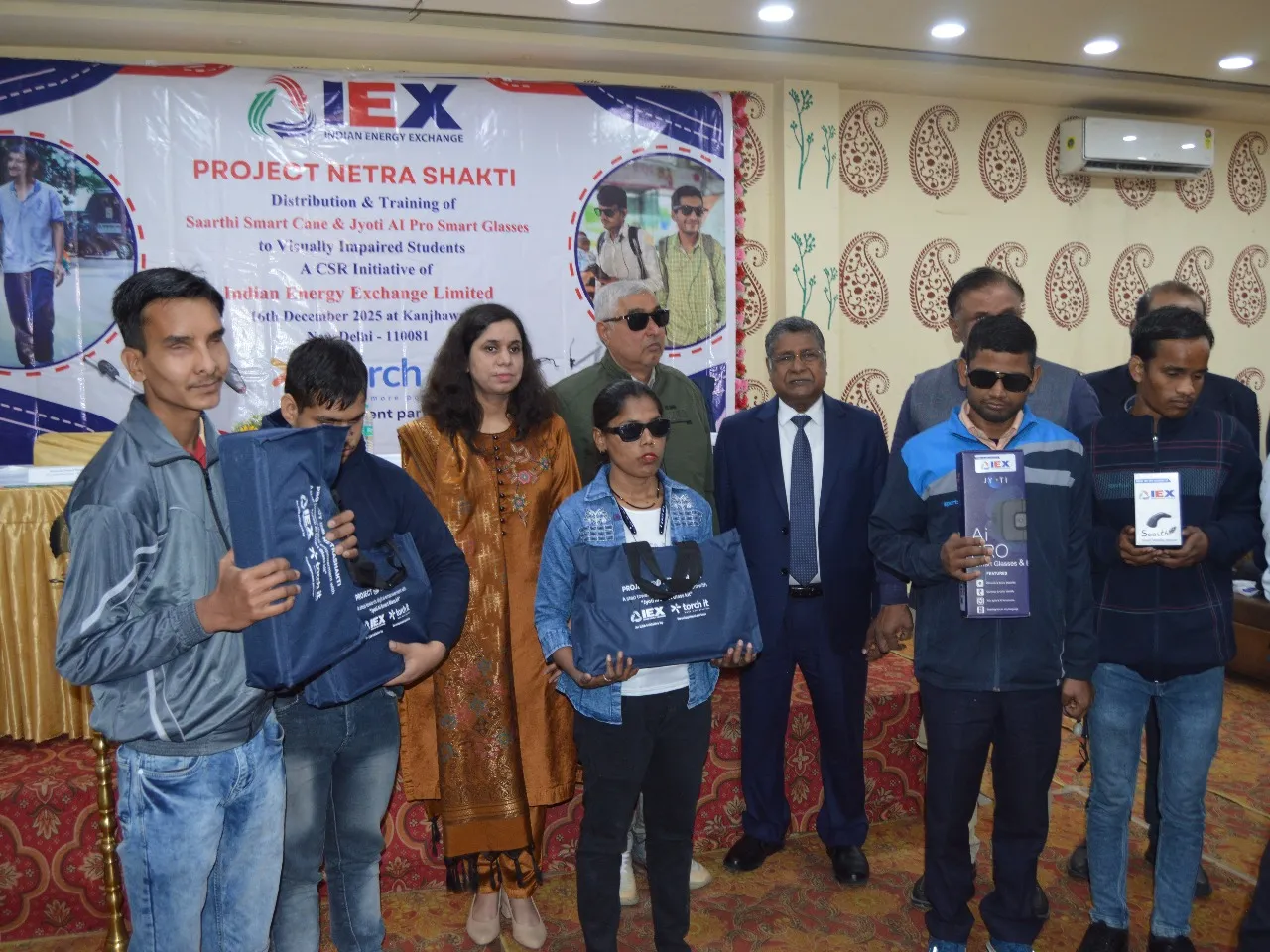 IEX CSR Project Netra Shakti Supports 135 Visually Impaired Students