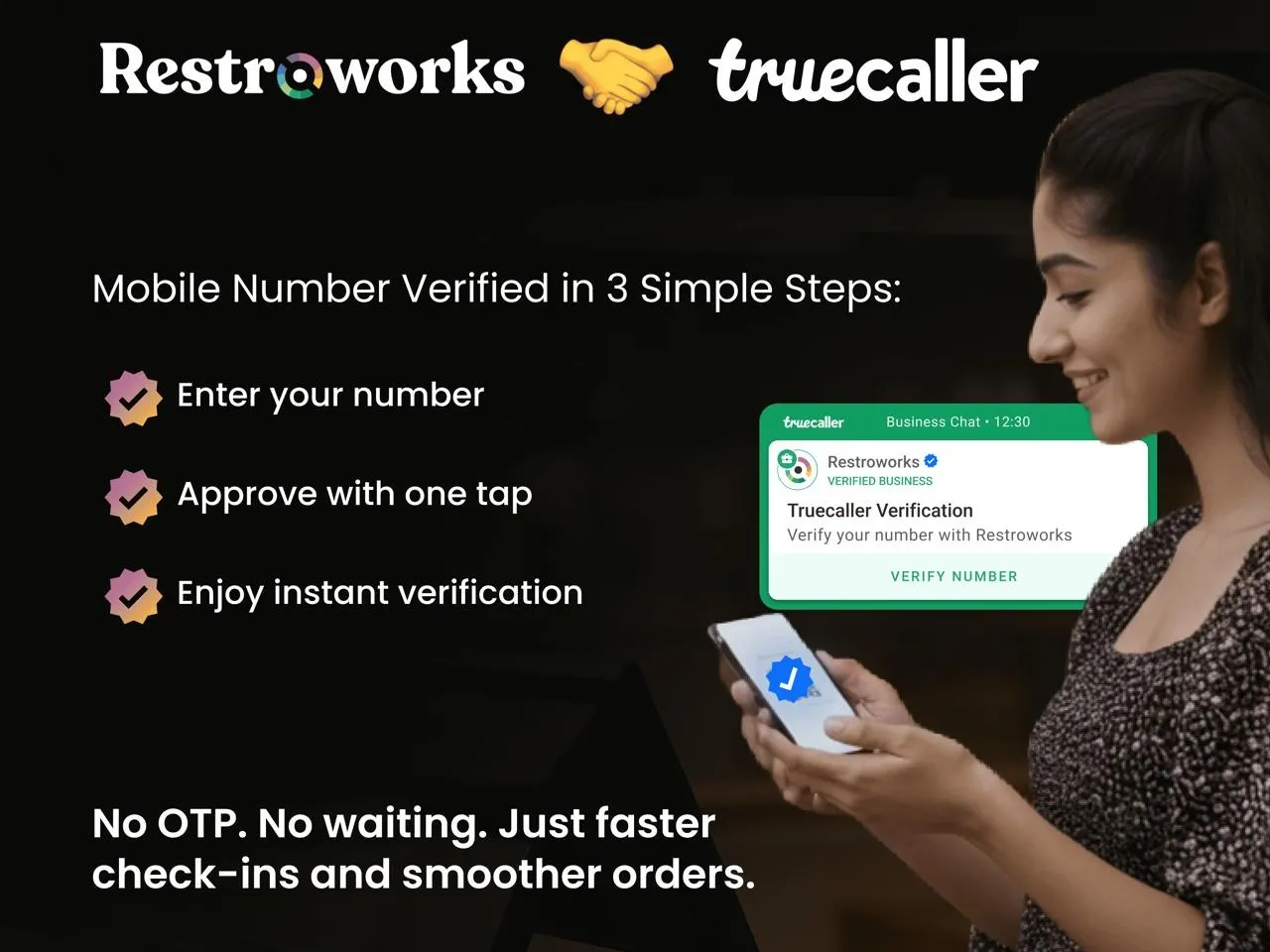 Restroworks and Truecaller Enable Contactless Dining Verification