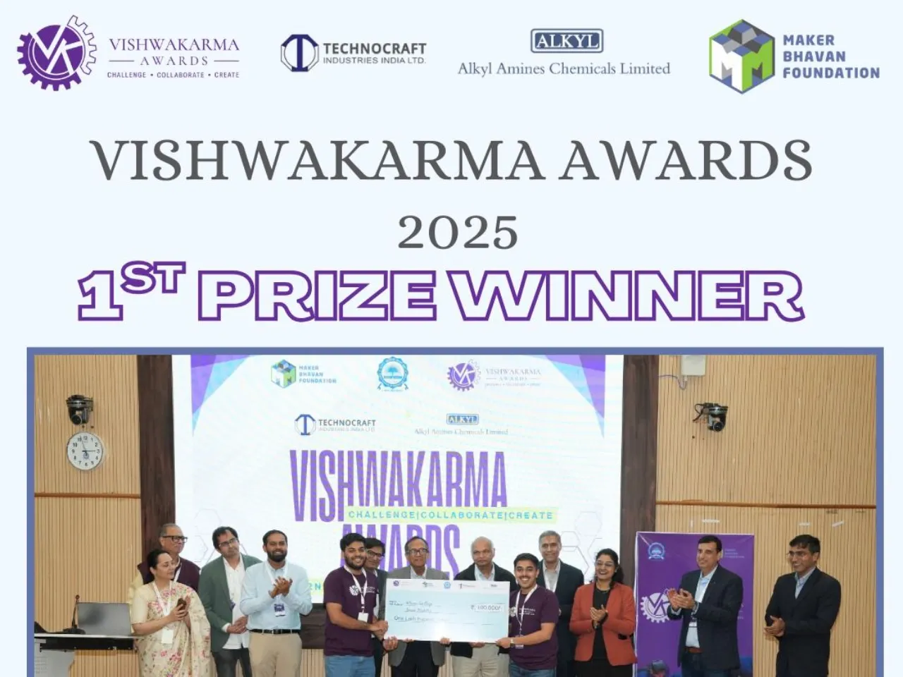 VESIT Students Secure First Place In Smart Mobility Category