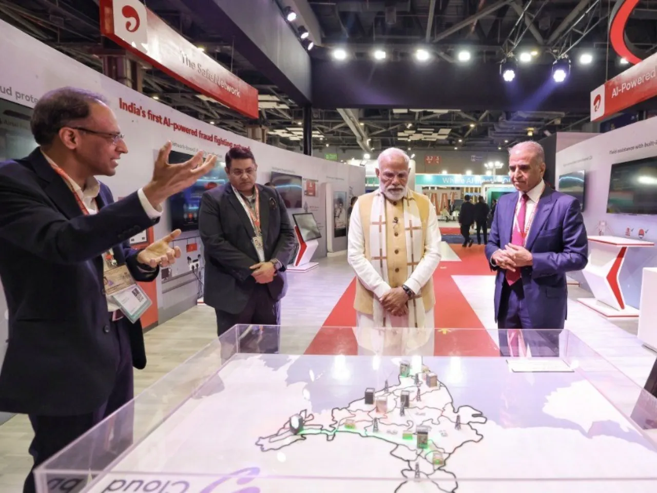 PM Narendra Modi Reviews Airtel AI and Digital Infrastructure