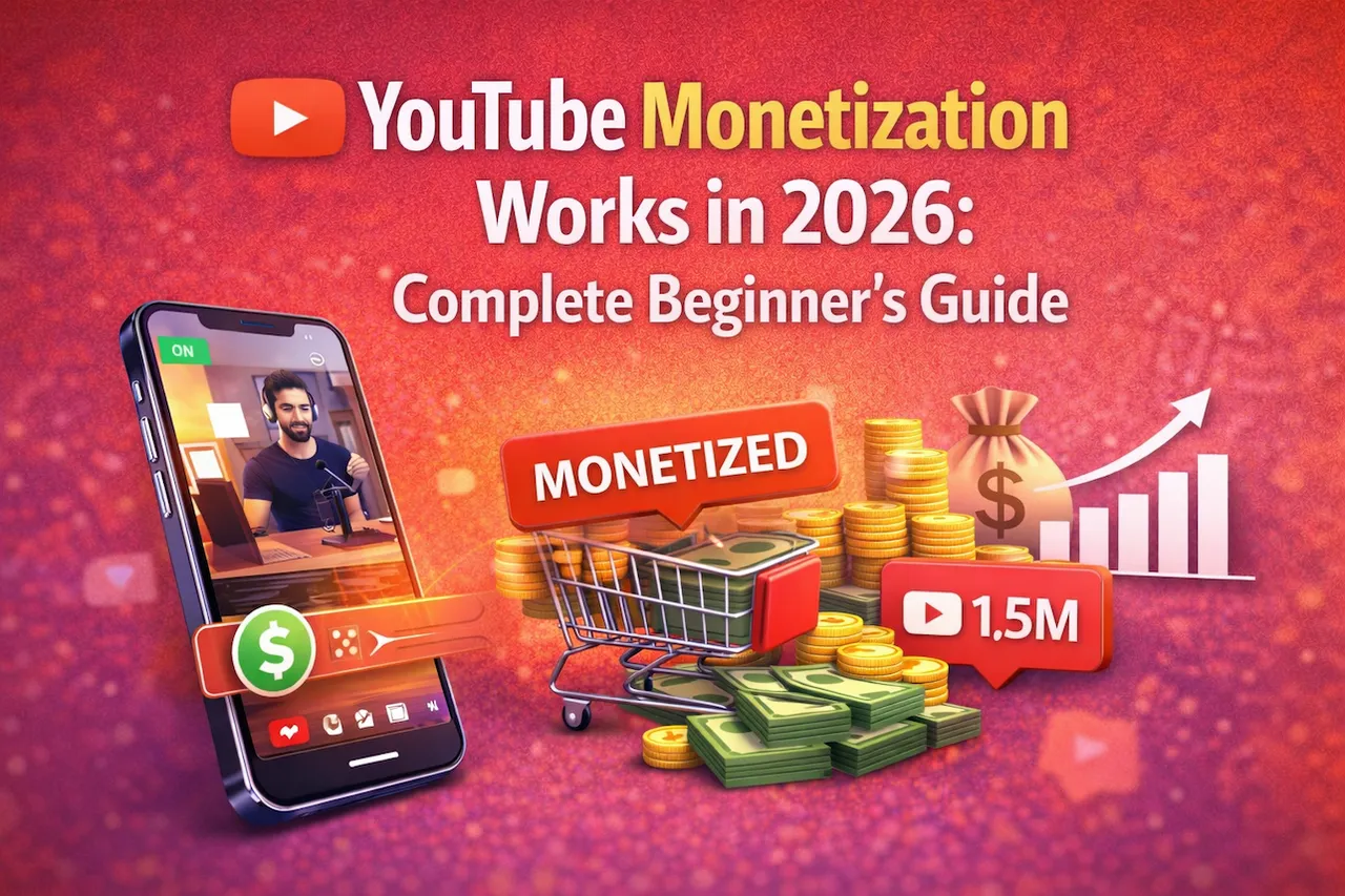 How YouTube Monetization Works in 2026 Complete Beginner Guide