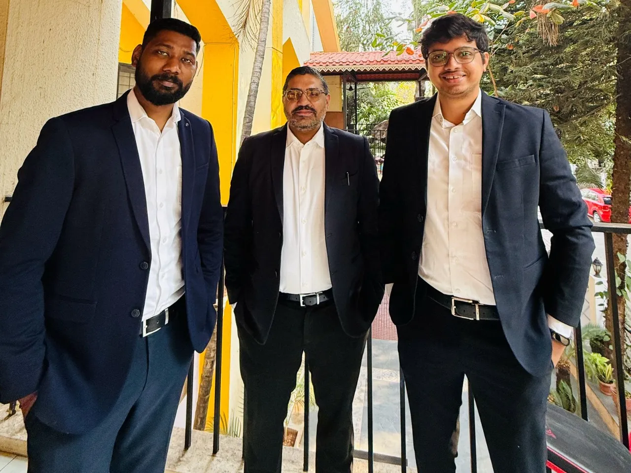 L-R Sumit Ranjan CTO Vaibhav Anand CEO Saurabh Kumar Head of growth