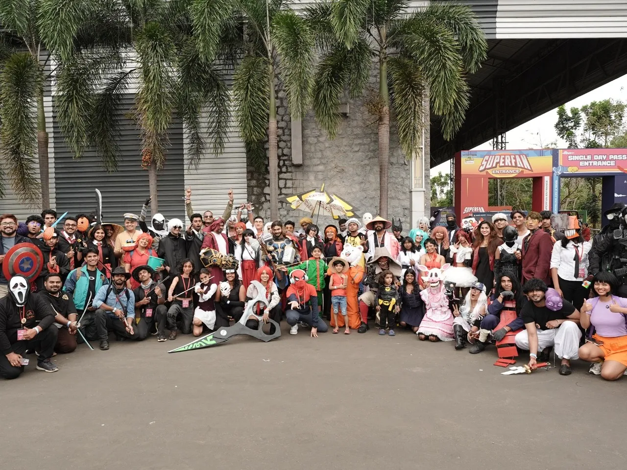 Cosplayer at Kochi Comic Con