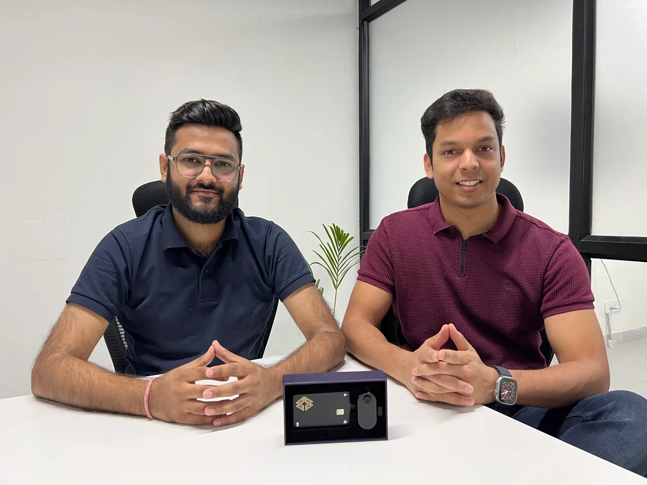 Rohan Agarwal and Vipul Saini, co-founders of Cypherock