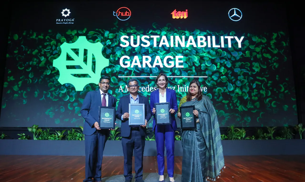 From left to right- Manu Saale, MD and CEO (Mercedes-Benz Research and Development India), Srinivas Rao Mahankali, CEO (T-Hub), Renata Jungo Brüngger, Member of the Board of Management of.jpg