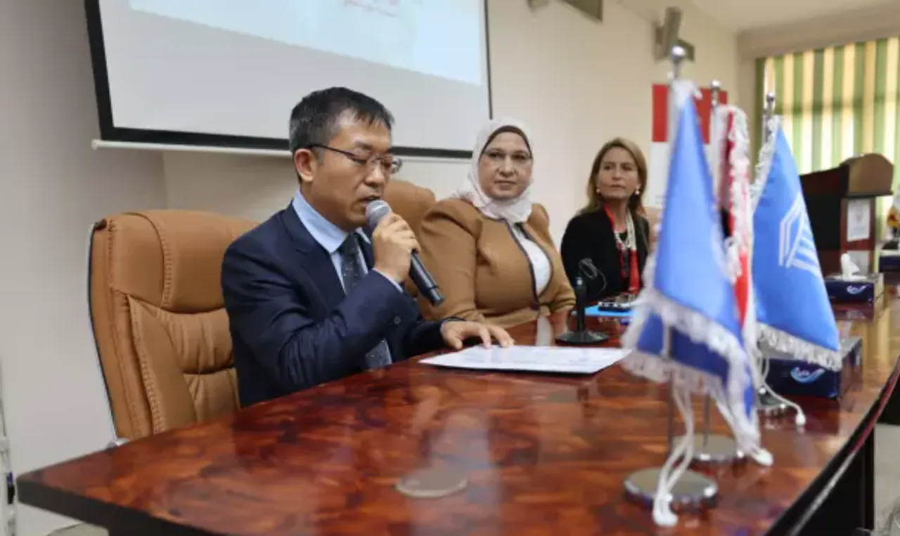 Celebrating the partnership between UNESCO, the Ministry of Education and Huawei in Egypt