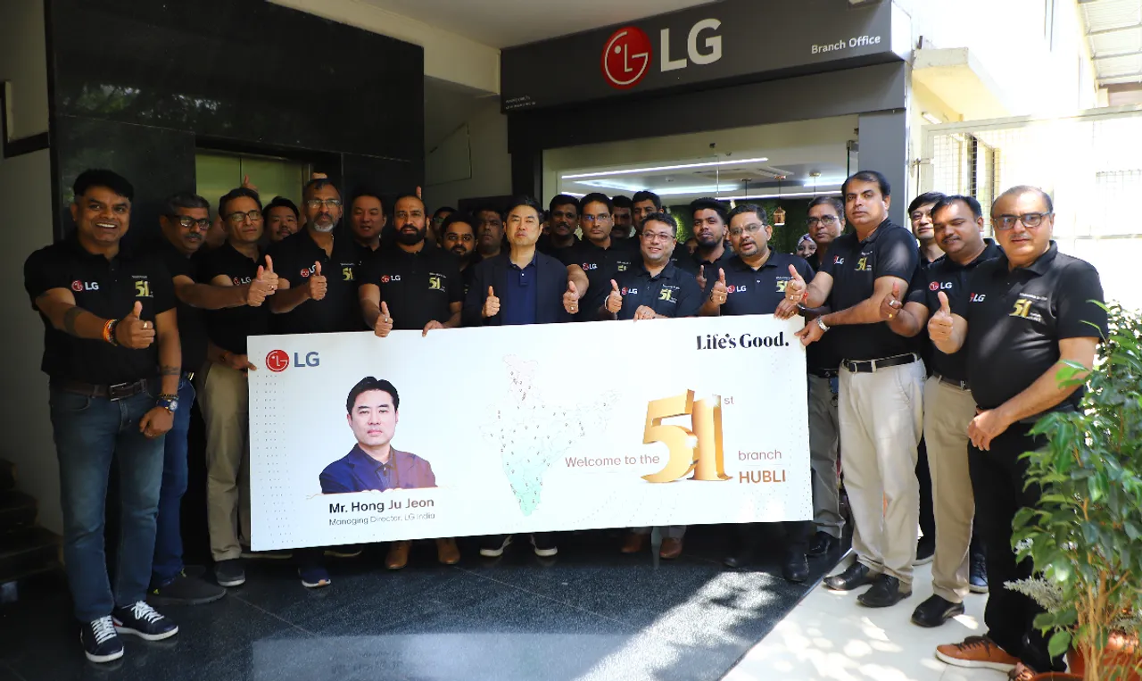 Managing Director of LG Electronics India travels to Hubli marking his