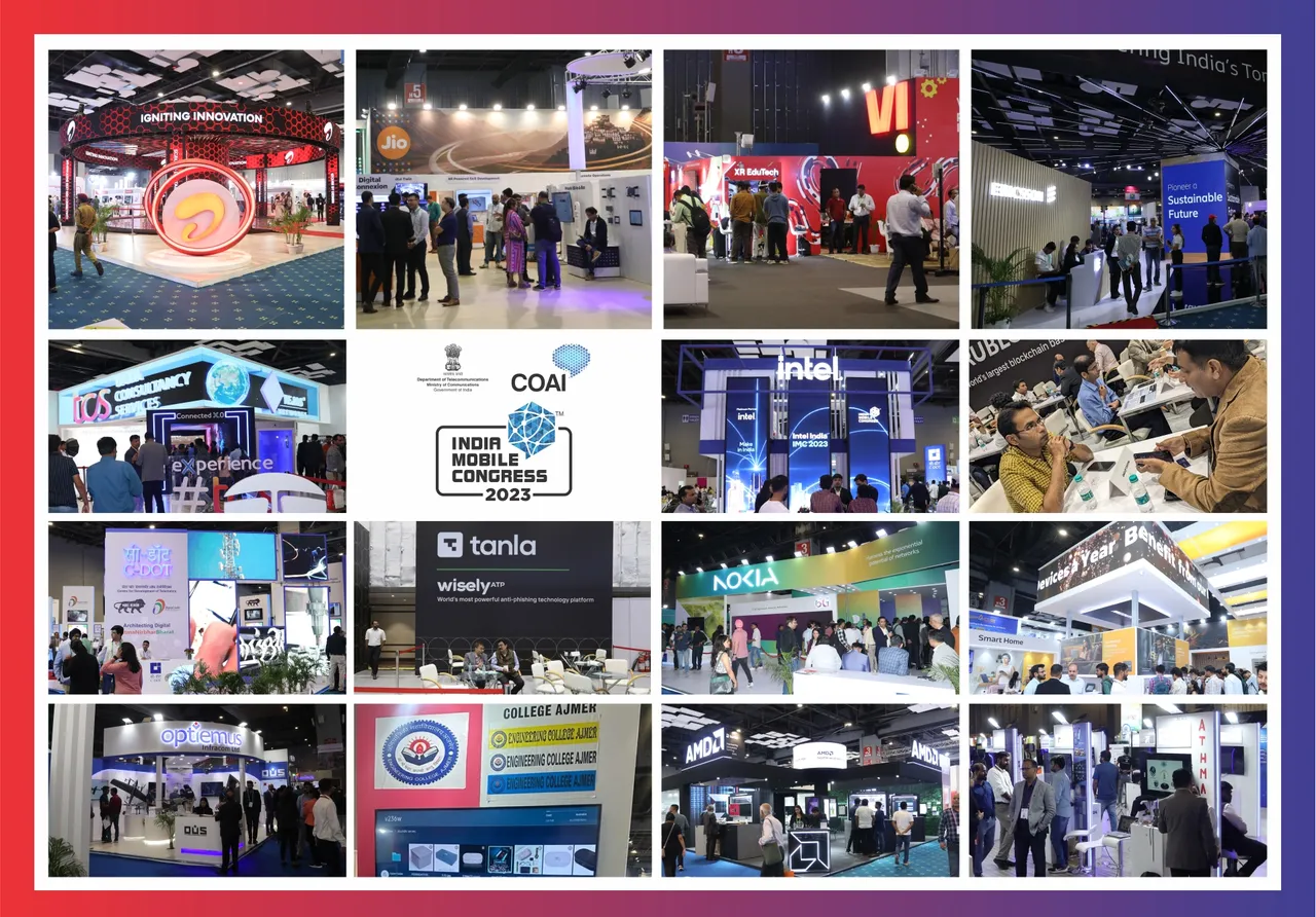 India Mobile Congress 2023 Concludes with Over 1.5 Lakh Participants