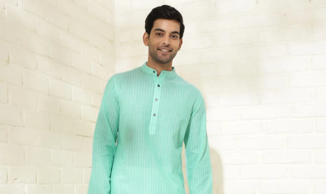 Green Long Kurta