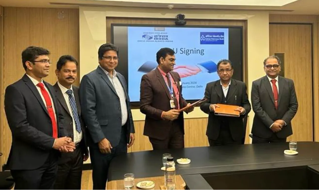 IREDA and Indian Overseas Bank Partner for Renewable Energy Project Co-Lending
