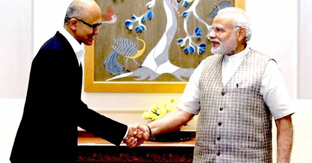 Narendra Modi, Satya Nadella