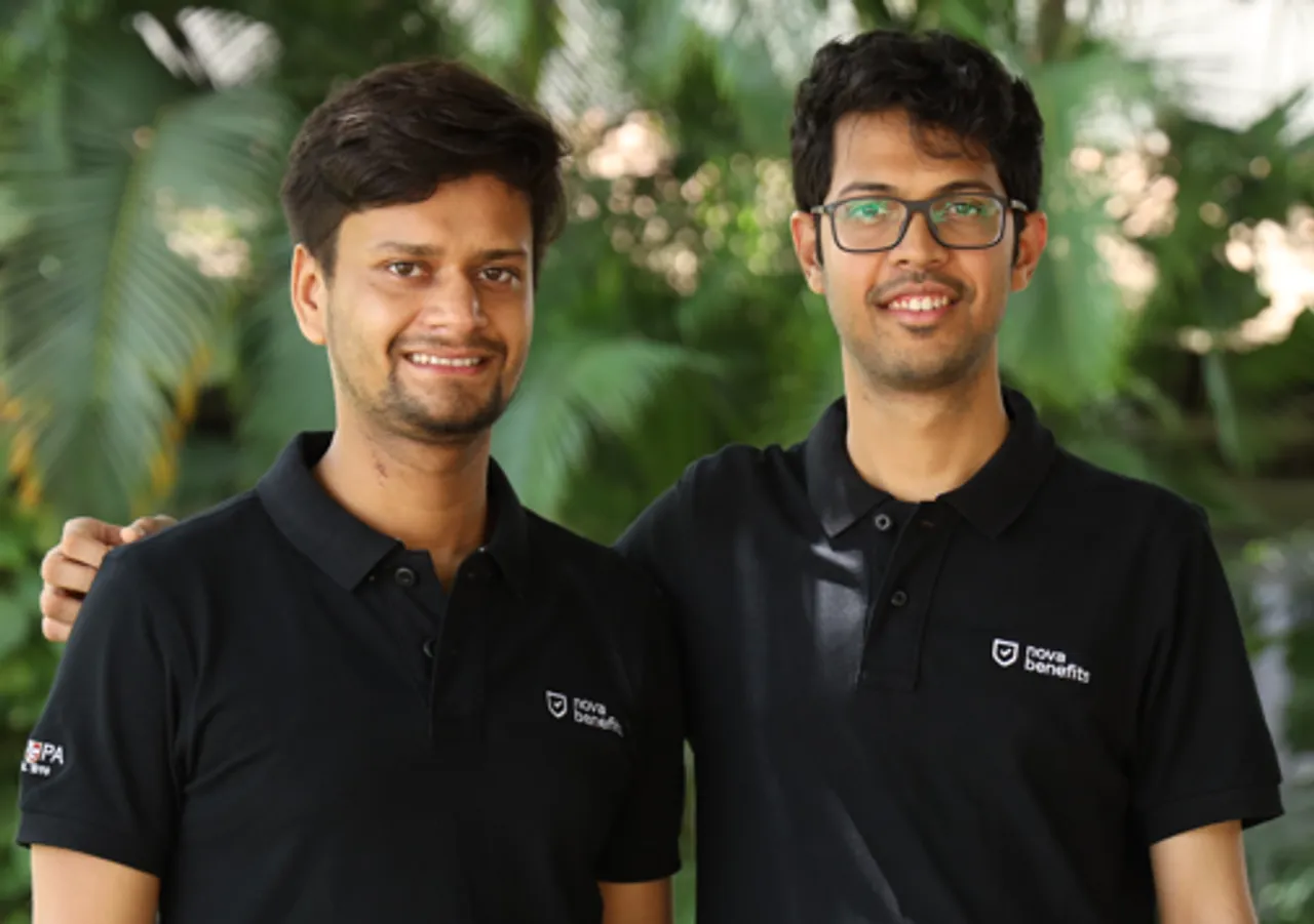 (L-R) Yash Gupta, CTO & Co-founder, Saransh Garg, CEO & Co-founder, Nova Benefits