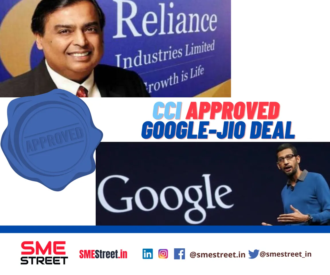 CCI APPROVED Google-Jio Deal