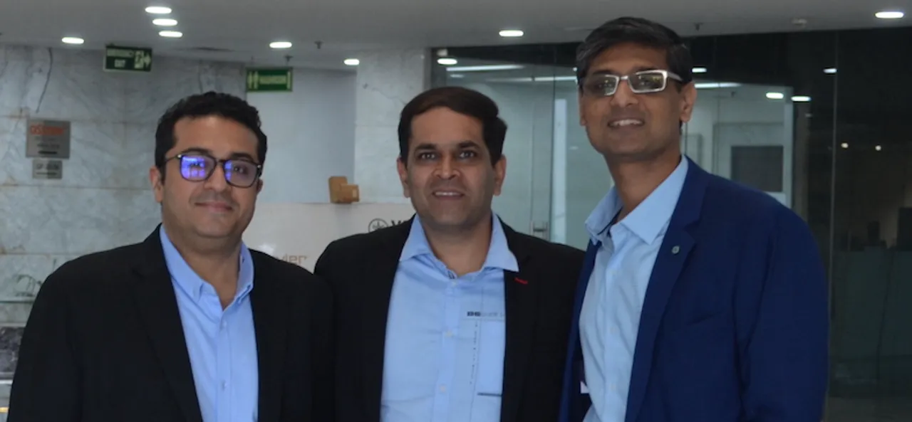 L to R Ankur Mittal, Mitesh Shah, Vinay Bansal,Partner ,Physis Capital
