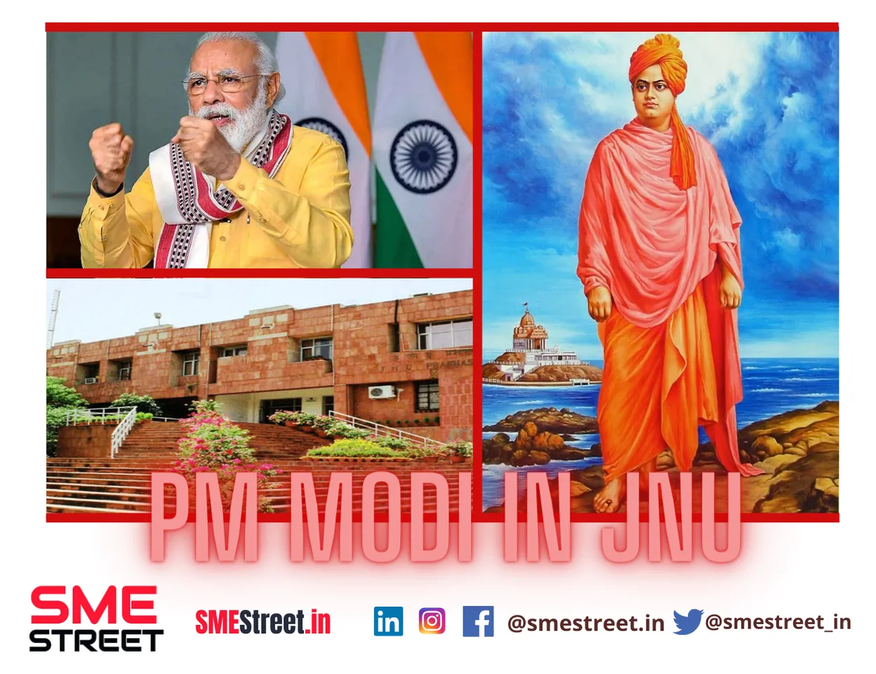 PM Narendra Modi, Swami Vivekanand, JNU, SMEStreet