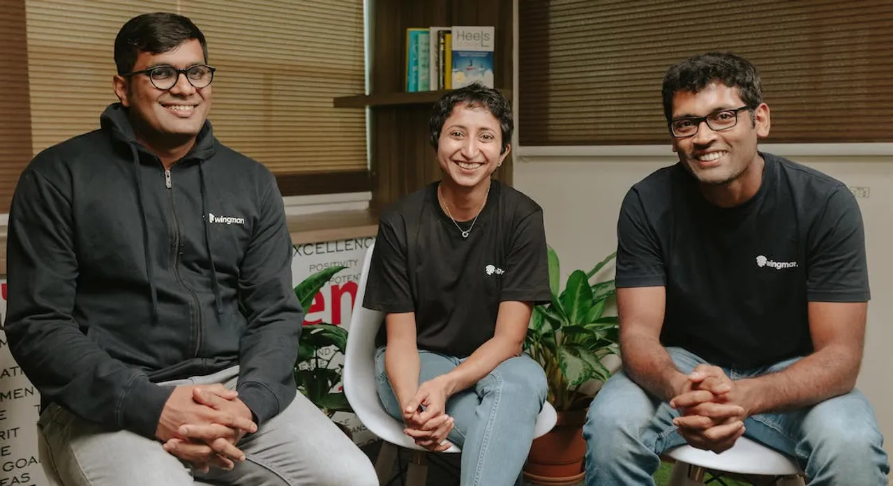 Left to Right - Muralidharan Venkatasubramanian, CPO & Co-founder, Shruti Kapoor, CEO & Co-founder_ and Srikar Yekollu, CTO & Co-founder
