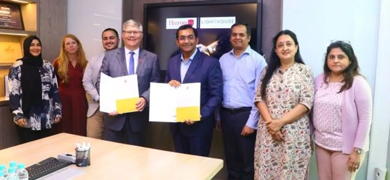 Prajodh Rajan (Left), Co-Founder & Group CEO, Lighthouse Learning signed MoU with Dr Barry Craig (Right), President, Huron University College, Western University