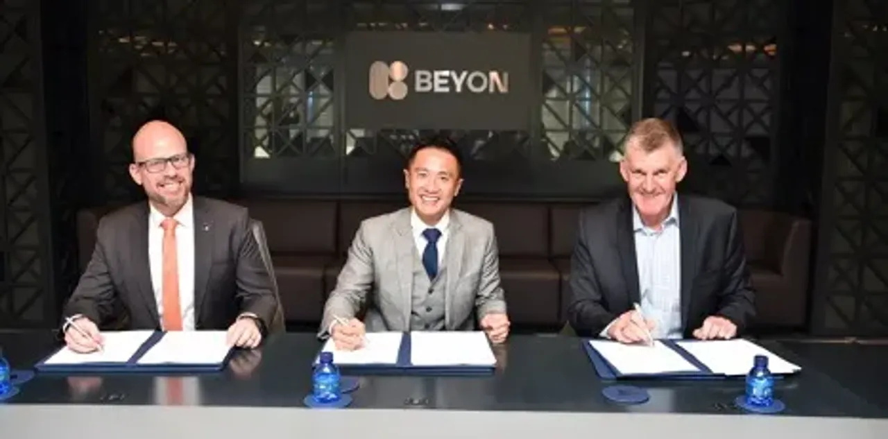 Christian Rasmussen, CEO Beyon Connect, Marvin Tan, Executive Director ADERA Global, Chris Hogg, CEO Cumulo 9