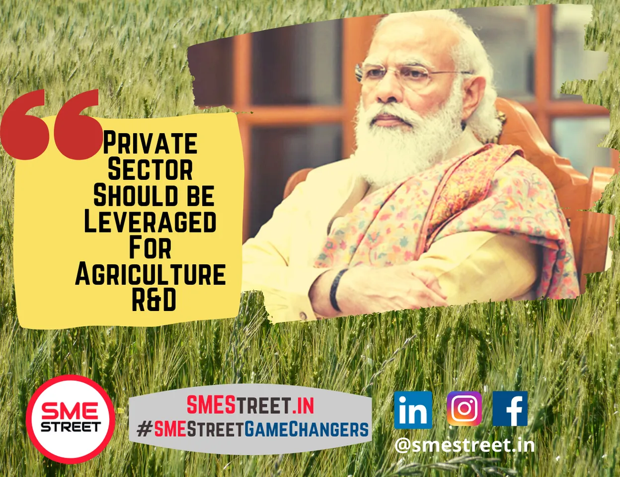 Narendra Modi, SMEStreet, Agriculture