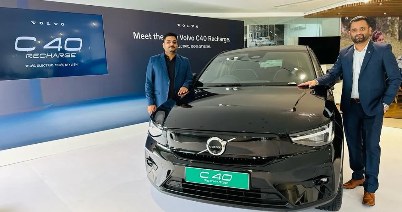 Volvo showcases its Born-Electric Car , C40 Recharge
