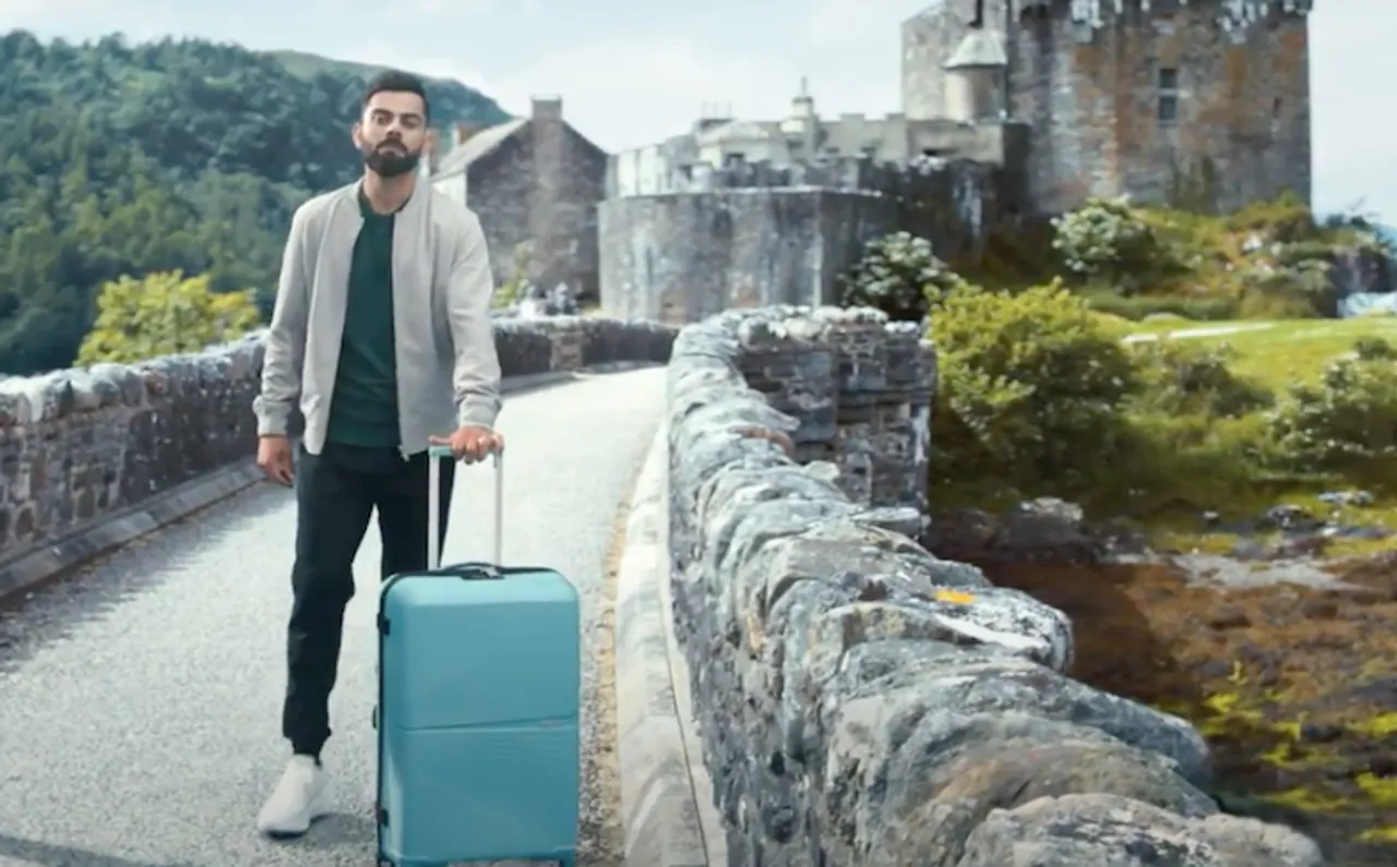 VIrat Kohli, American Tourister