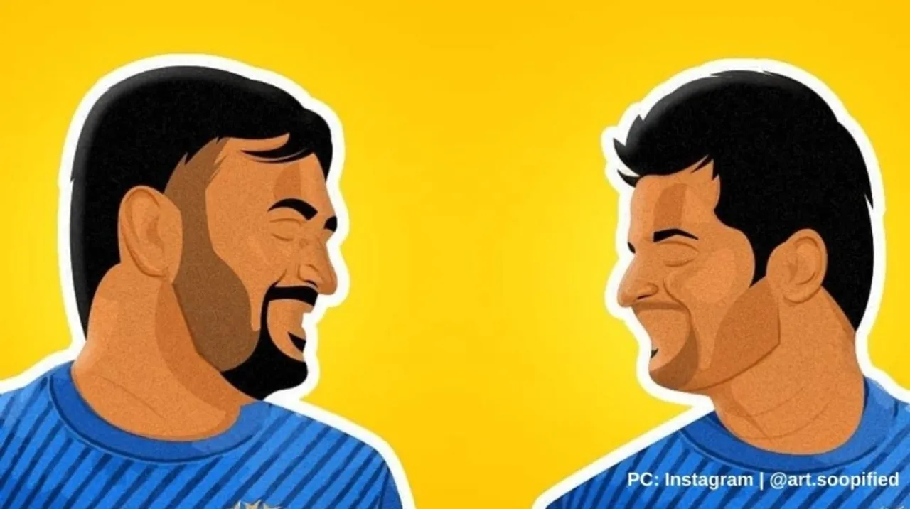 Dhoni and Suresh