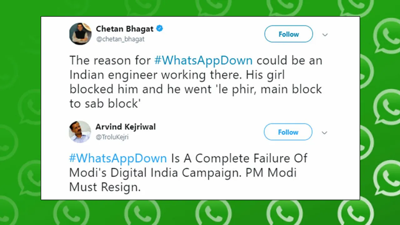#WhatsAppDown