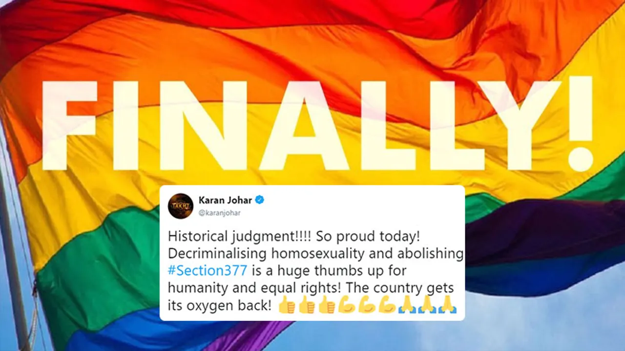 Section 377 tweets
