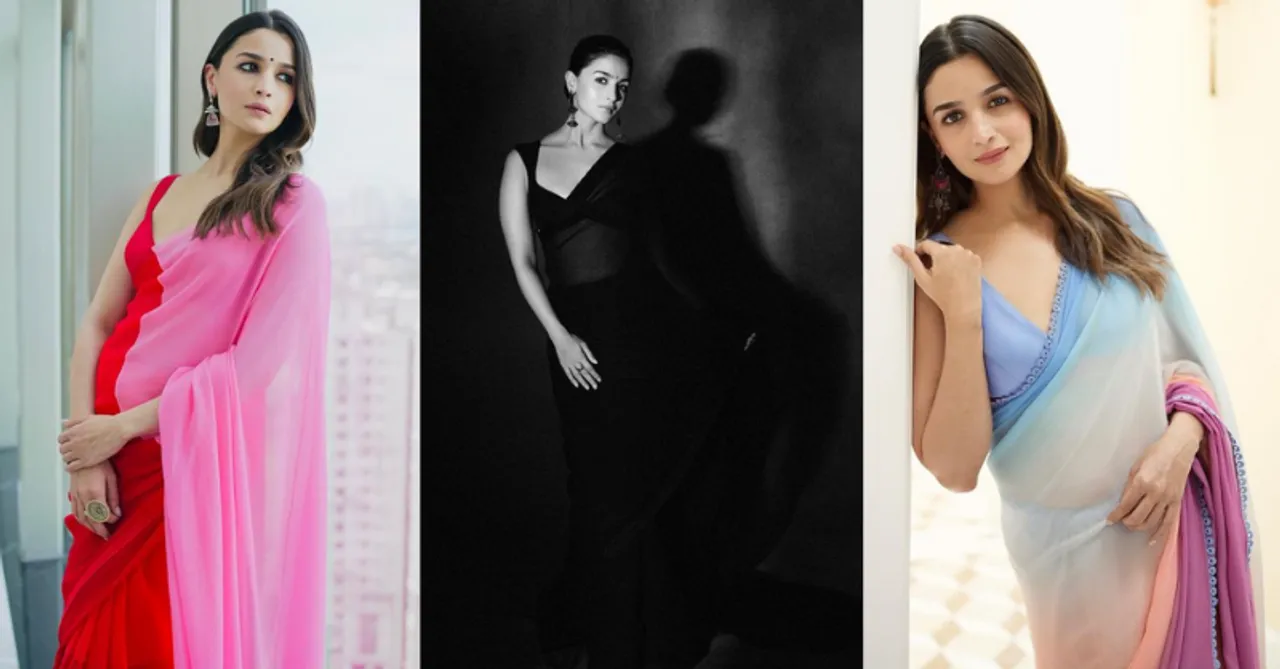Alia Bhatt's saree looks